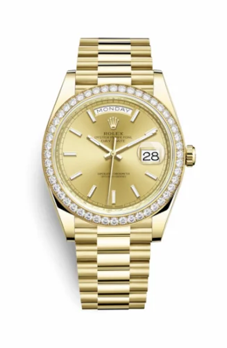 Rolex Day-Date 40 Yellow Gold / Diamond / Champagne 228348RBR-0008 (M228348RBR-0008)